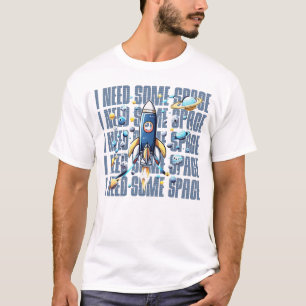 Ik heb wat ruimte nodig, speels leuk ontwerp voor t-shirt