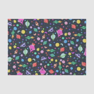 Ik heb wat ruimte-UFO-raket-patrooncadeau nodig Tissuepapier