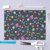 Ik heb wat ruimte-UFO-raket-patrooncadeau nodig Tissuepapier (Craft)