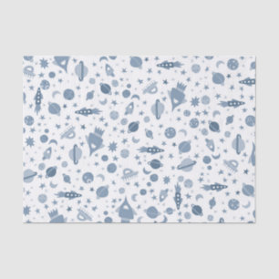 Ik heb wat ruimte-UFO-raket-patrooncadeau nodig Tissuepapier