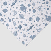 Ik heb wat ruimte-UFO-raket-patrooncadeau nodig Tissuepapier (Detail)