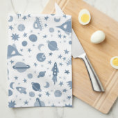Ik heb wat ruimte-universum UFO Planet Patroon nod Theedoek (Quarter Fold)