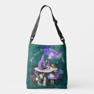 Ik heb wat vreemde dingen gezien in Wonderland. Crossbody Tas