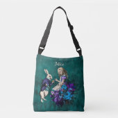 Ik heb wat vreemde dingen gezien in Wonderland. Crossbody Tas (Voorkant)