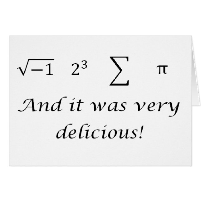 Ik heb wat wiskunde shirt gegeten (Voorkant Horizontaal)