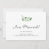 Ik heb Waterverf bladeren verplaatst Aankondiging (Voorkant)