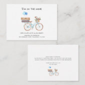 Ik heb Waterverf Chic Moving House verplaatst Notitiekaartje (Voorkant / Achterkant)