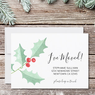 Ik heb Waterverf Holly verhuisd Aankondiging