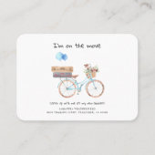 Ik heb Waterverf Verplaatsende Aankondiging Kaart  (Voorkant)