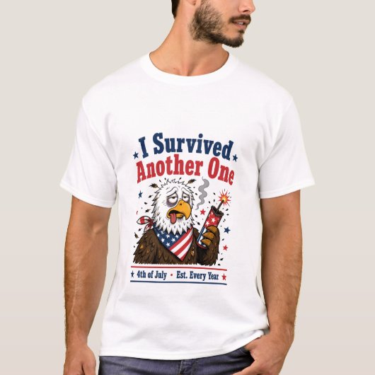 Ik heb weer één overleefd t-shirt (Voorkant)