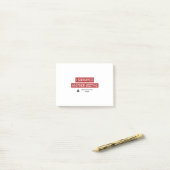Ik heb weer een vergadering overleefd post-it® notes (Op bureau)