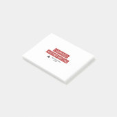 Ik heb weer een vergadering overleefd post-it® notes (Schuin)