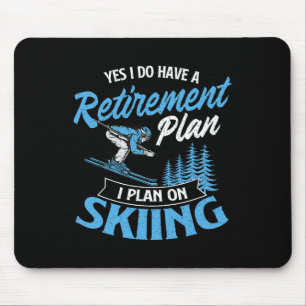 Ik Heb Wel Een Pensioenplan - Skiliefhebber Skiler Muismat