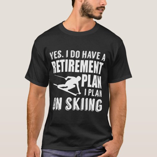Ik heb wel een pensioenplan voor het kiemen t-shirt (Voorkant)