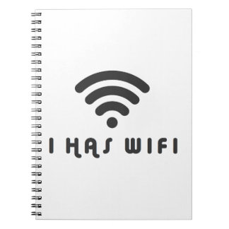 IK HEB WIFI INTERNET NOTITIEBOEK