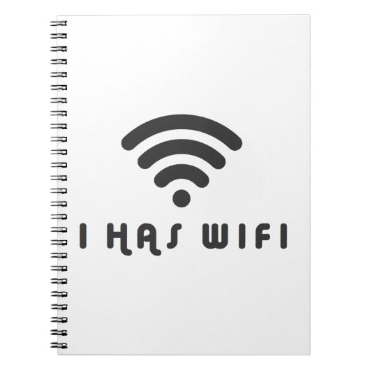 IK HEB WIFI INTERNET NOTITIEBOEK (Voorkant)
