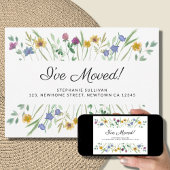 Ik heb Wildflower Moving Aankondiging verplaatst