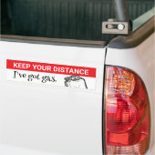 Ik Heb Winderigheid Bumpersticker (Op Truck)