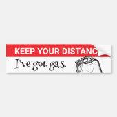 Ik Heb Winderigheid Bumpersticker (Voorkant)