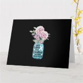 Ik heb wit Draag voor mijn Broer Lung Cancer Aware Kaart (Gele Bloem)