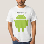 Ik heb wortel - Android T-shirt (Voorkant)