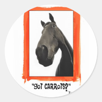 Ik heb wortelen ronde sticker