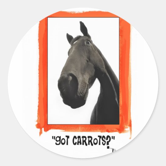 Ik heb wortelen ronde sticker (Voorkant)