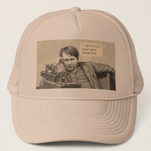 Ik heb zeker meer bandbreedte nodig trucker pet (Voorkant)
