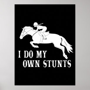 Ik heb zelf een paardenrennen poster