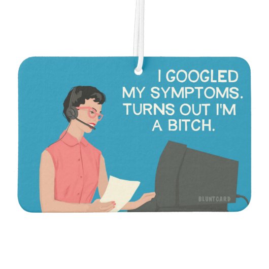 Ik heb zelf gezocht! - Grappig Luchtverfrisser (Achterkant)