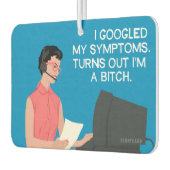 Ik heb zelf gezocht! - Grappig Luchtverfrisser (Links)