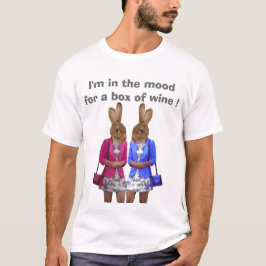 Ik heb zin in een doos wijn t-shirt