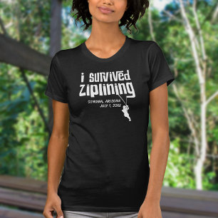 Ik heb Ziplining overleefd T-shirt
