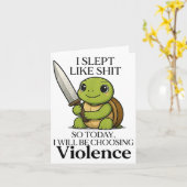 Ik heb zo geslapen dat ik vandaag voor geweld zal kaart (Gele Bloem)