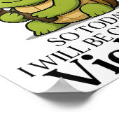 Ik heb zo geslapen dat ik vandaag voor geweld zal poster (Hoek)