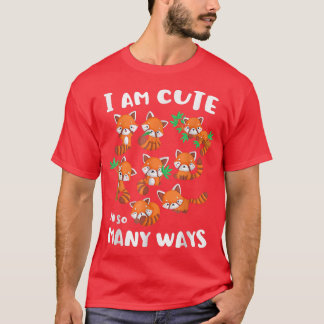 Ik heb zo veel manieren waarop Red Panda Kinder Ka T-shirt