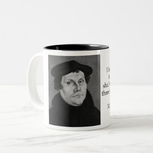 Ik heb zo veel te doen Martin Luther Tweekleurige Koffiemok (Voorkant links)