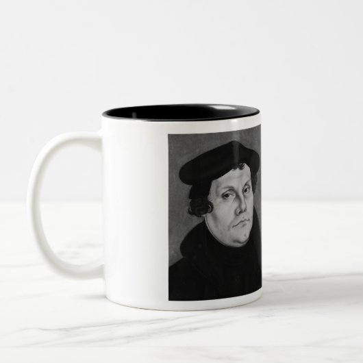 Ik heb zo veel te doen Martin Luther Tweekleurige Koffiemok (Links)