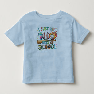 Ik Heb Zojuist 100 Dagen School Honkbal 100e Dag G Kinder Shirts