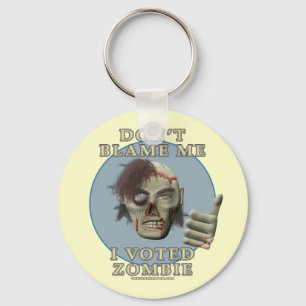 Ik heb Zombie gestemd. Sleutelhanger