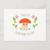 Ik heb zo'n paddenstoel in mijn hart voor jullie H Briefkaart (Voorkant)