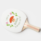 Ik heb zo'n paddenstoel in mijn hart voor jullie H Tafeltennisbatje (Zijkant)