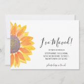 Ik heb Zonnebloem Kaart van de Aankondiging Bewegd (Voorkant)