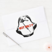 Ik heb zoutkaak Sticker (Envelop)