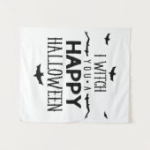 Ik heek je een gelukkige Halloween Wandkleed (Voorkant (horizontaal))