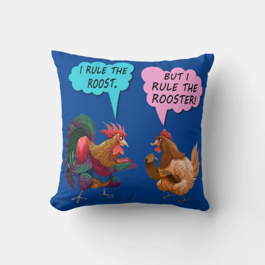 Ik heers over de haan kussen (Voorkant)