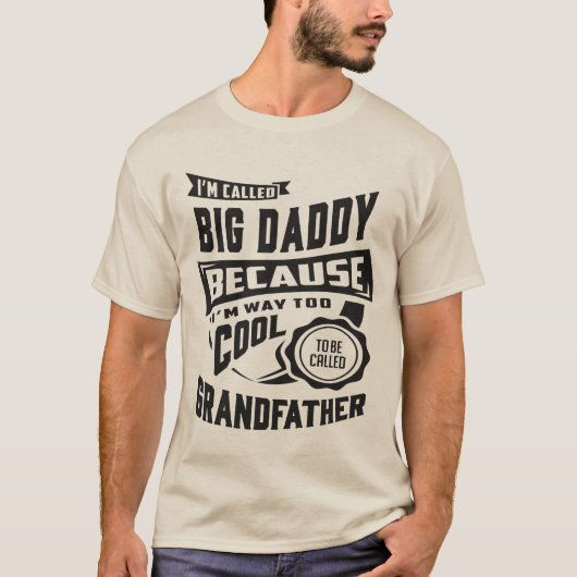 Ik heet Big Papa Gifts T-shirt (Voorkant)