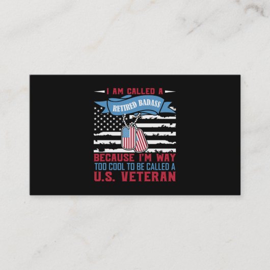 Ik heet een in ruste tas visitekaartje (Voorkant)