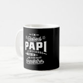 Ik heet Fathers Day T-shirt Grandpa Gift Koffiemok (Voorkant links)