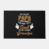 Ik heet Papa omdat ik veel te cool ben Deurmat (Voorkant)